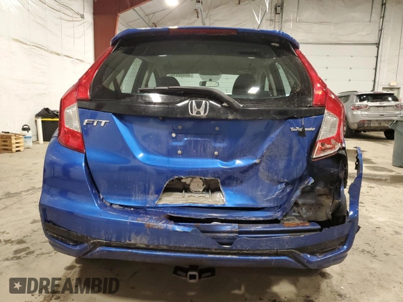 2019 Honda Fit LX with VIN 3HGGK5H49KM738328, listed as a Copart auction lot 46488815 with 52,825 mi miles and Non Repairable. Bid and sale history available at carsss.com. Image 6.