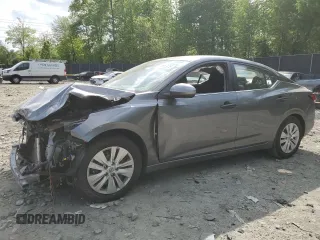2024 Nissan Sentra S z VIN 3N1AB8BV6RY219511, wystawiony jako Copart lot #55145905 z przebiegiem 58 001 mil mil oraz Szkoda całkowita • Salvage title. Historia ofert i sprzedaży dostępna na DreamBid. Obrazek 1.
