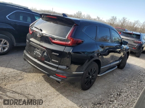 2022 Honda CR-V Touring with VIN 7FARW2H92NE021028, listed as a Copart auction lot 48948274 with 49,569 mi miles and Salvage Title. Bid and sale history available at carsss.com. Image 3.