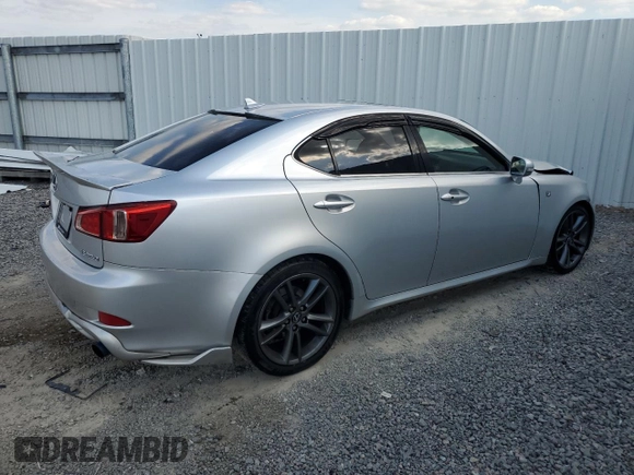 2012 Lexus IS 250 with VIN JTHBF5C22C5165863, listed as a Copart auction lot 52546885 with 135,868 mi miles and Clean Title. Bid and sale history available at DreamBid. Image 3.