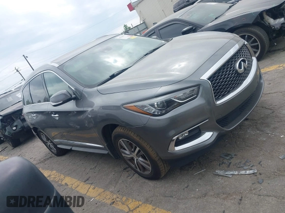 2020 Infiniti QX60 Luxe with VIN 5N1DL0MN9LC538922, listed as a IAAI auction lot 42028937 with 81,169 mi miles and . Bid and sale history available at DreamBid. Image 14.