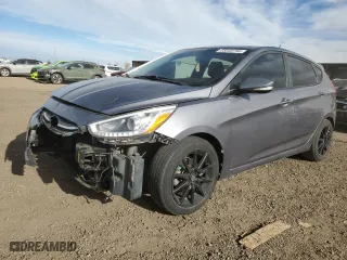 2017 Hyundai Accent Sport with VIN KMHCU5AE9HU321222, listed as a Copart auction lot 85648794 with 168,190 mi miles and Salvage Title. Bid and sale history available at carsss.com. Image 1.