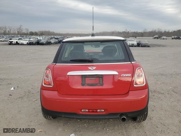 2013 MINI Cooper Hardtop with VIN WMWSU3C53DT548789, listed as a Copart auction lot 86275734 with 104,795 mi miles and Salvage Title. Bid and sale history available at carsss.com. Image 6.