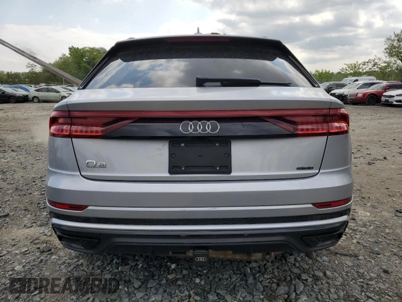 2019 Audi Q8 Premium Plus with VIN WA1EVAF10KD026245, listed as a Copart auction lot 50052993 with 44,522 mi miles. Bid and sale history available at carsss.com. Image 6.