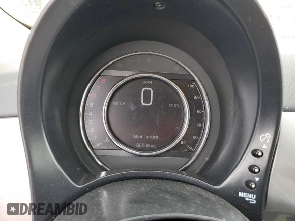 2018 FIAT 500 Pop with VIN 3C3CFFKHXJT465153, listed as a Copart auction lot 51097085 with 92,506 mi miles and Salvage Title. Bid and sale history available at carsss.com. Image 9.