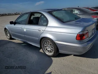 2002 BMW 5 Series 530iA with VIN WBADT63442CH99647, listed as a Copart auction lot 76080444 with 0 mi miles and Salvage Title. Bid and sale history available at carsss.com. Image 2.
