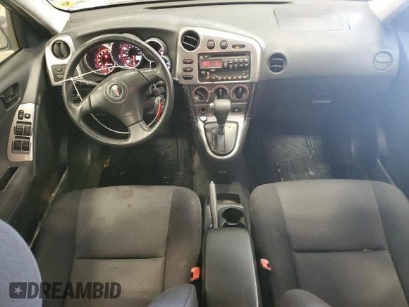 2008 Pontiac Vibe with VIN 5Y2SL65838Z407965, listed as a Copart auction lot 51702205 with 108,664 mi miles and Non Repairable. Bid and sale history available at DreamBid. Image 8.