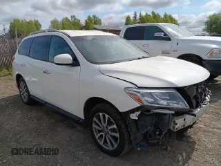 2016 Nissan Pathfinder S with VIN 5N1AR2MM0GC604915, listed as a Copart auction lot 55477285 with 183,062 mi miles and Salvage title. Bid and sale history available at DreamBid. Image 4.