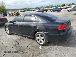 2013 Volkswagen Passat SE with VIN 1VWBN7A30DC134309, listed as a Copart auction lot 55862505 with 162,649 mi miles and Salvage title. Bid and sale history available at DreamBid. Image 2.