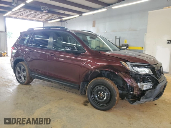 2020 Honda Passport Touring with VIN 5FNYF8H90LB018300, listed as a Copart auction lot 63437595 with 27,740 mi miles and Salvage title. Bid and sale history available at DreamBid. Image 4.