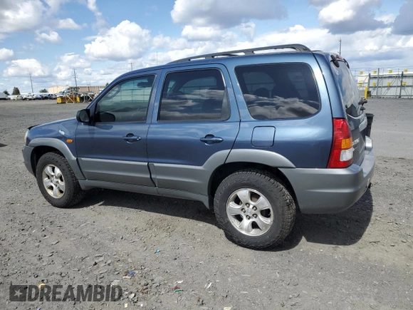 2001 Mazda Tribute LX with VIN 4F2CU08101KM29823, listed as a Copart auction lot 53857145 with 187,710 mi miles and Salvage Title. Bid and sale history available at carsss.com. Image 2.