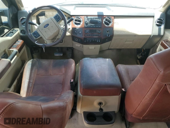 2008 Ford F-350 XL with VIN 1FTWW33R18EB40058, listed as a Copart auction lot 64474855 with 215,262 mi miles and Salvage title. Bid and sale history available at DreamBid. Image 8.