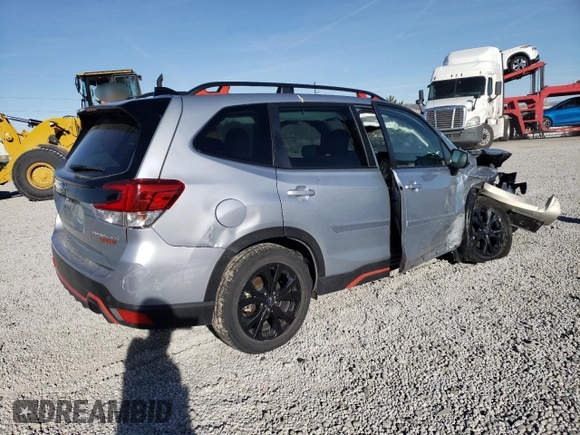 2024 Subaru Forester Sport with VIN JF2SKAGC4RH414181, listed as a Copart auction lot 46429095 with 32,910 mi miles and Salvage Title. Bid and sale history available at carsss.com. Image 3.