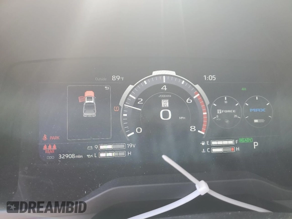 2023 Toyota Tundra Limited Hybrid with VIN 5TFJC5DBXPX022822, listed as a Copart auction lot 77610044 with 32,908 mi miles and Salvage title. Bid and sale history available at DreamBid. Image 9.