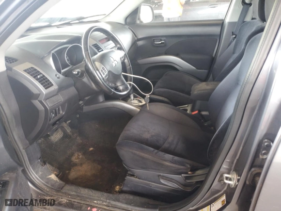 2012 Mitsubishi Outlander ES with VIN JA4AS2AW1CU011755, listed as a Copart auction lot 54343794 with 190,269 mi miles and Salvage Title. Bid and sale history available at carsss.com. Image 7.