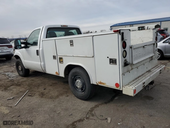 2013 Ford Super Duty F-250 SRW XL with VIN 1FDBF2A69DEA87732, listed as a Copart auction lot 46094455 with 315,323 mi miles and Salvage Title. Bid and sale history available at carsss.com. Image 2.