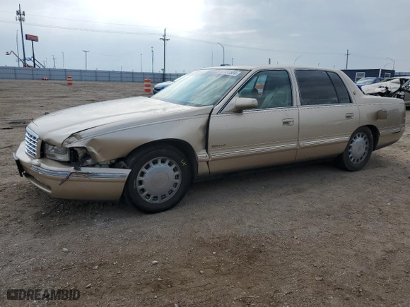 1998 Cadillac DeVille with VIN 1G6KD54Y9WU785357, listed as a Copart auction lot 67131304 with 120,495 mi miles and Salvage Title. Bid and sale history available at carsss.com. Image 1.