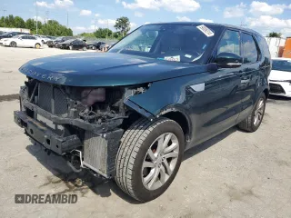 2017 Land Rover Discovery HSE with VIN SALRRBBV6HA042155, listed as a Copart auction lot 59009314 with 77,244 mi miles and Salvage Title. Bid and sale history available at carsss.com. Image 1.