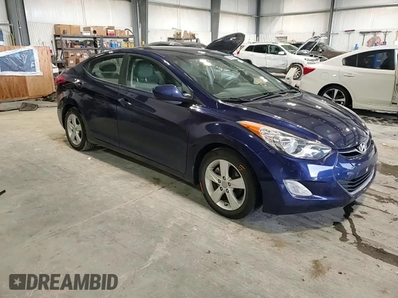 2012 Hyundai Elantra Limited z VIN 5NPDH4AE5CH137714, wystawiony jako Copart lot #55608055 z przebiegiem 88 187 mil mil oraz Szkoda całkowita • Salvage title. Historia ofert i sprzedaży dostępna na DreamBid. Obrazek 13.