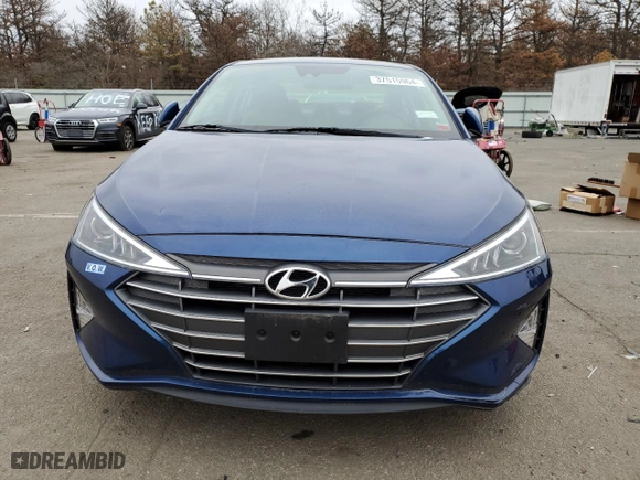 2020 Hyundai Elantra Value Edition with VIN 5NPD84LF4LH615367, listed as a Copart auction lot 68615564 with 9,638 mi miles and Non Repairable. Bid and sale history available at carsss.com. Image 5.