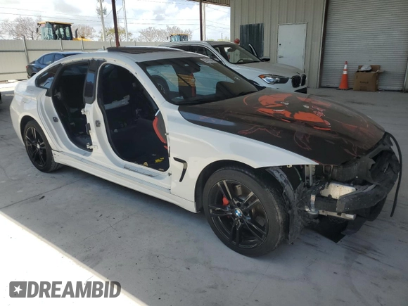 2018 BMW 4 Series 430i with VIN WBA4J1C52JBG80131, listed as a Copart auction lot 51413345 with Not provided miles and Salvage title. Bid and sale history available at DreamBid. Image 4.