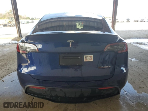 2023 Tesla Model Y Performance with VIN 7SAYGDEF1PF865688, listed as a Copart auction lot 44924385 with 19,255 mi miles and Non Repairable. Bid and sale history available at DreamBid. Image 6.