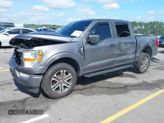 2022 Ford F-150 XL with VIN 1FTFW1E80NFB25405, listed as a IAAI auction lot 42496272 with 46,081 mi miles and . Bid and sale history available at DreamBid. Image 2.