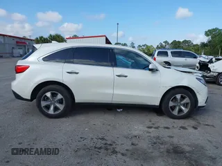 2016 Acura MDX with VIN 5FRYD3H24GB004738, listed as a IAAI auction lot 41571742 with 50,007 mi miles. Bid and sale history available at carsss.com. Image 14.