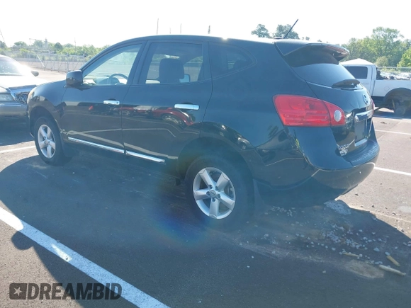 2013 Nissan Rogue S with VIN JN8AS5MT6DW503409, listed as a IAAI auction lot 42183159 with 164,702 mi miles and . Bid and sale history available at DreamBid. Image 3.