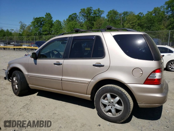 2004 Mercedes-Benz M with VIN 4JGAB75EX4A491796, listed as a Copart auction lot 54076205 with 122,831 mi miles and Clean Title. Bid and sale history available at carsss.com. Image 2.