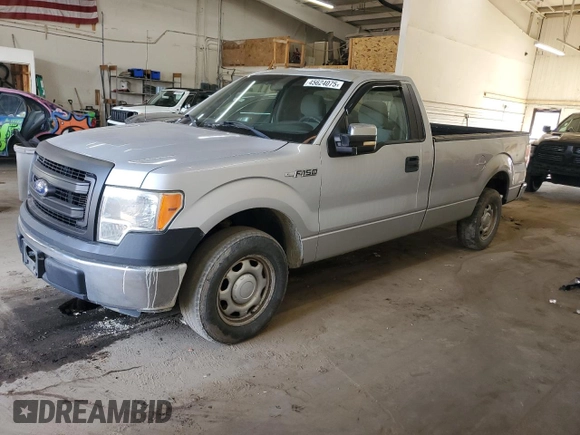 2013 Ford F-150 XL with VIN 1FTNF1CF5DKF04791, listed as a Copart auction lot 51874835 with 210,000 mi miles and Clean Title. Bid and sale history available at carsss.com. Image 1.