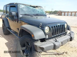 2016 Jeep Wrangler Unlimited Sport z VIN 1C4BJWDG2GL329274, wystawiony jako IAAI lot #41914860 z przebiegiem 150 640 mil mil oraz . Historia ofert i sprzedaży dostępna na DreamBid. Obrazek 1.