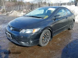 2006 Honda Civic Cpe LX with VIN 2HGFG11636H510234, listed as a IAAI auction lot 41757064 with 163,107 mi miles. Bid and sale history available at carsss.com. Image 2.