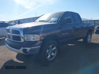 2005 Dodge 1500 SLT with VIN 1D7HU18D75S108492, listed as a IAAI auction lot 42030624 with 213,834 mi miles. Bid and sale history available at carsss.com. Image 2.