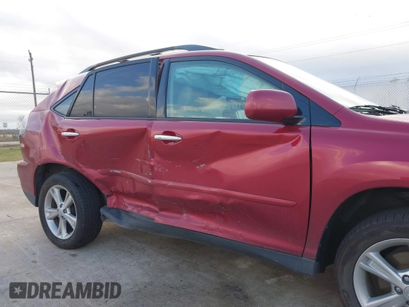 2008 Lexus RX 400h with VIN JTJGW31U082851762, listed as a IAAI auction lot 41232400 with 104,326 mi miles and . Bid and sale history available at DreamBid. Image 6.