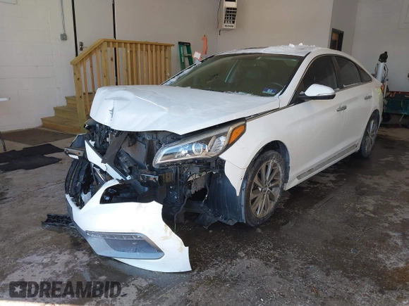 2017 Hyundai Sonata Sport with VIN 5NPE34AF7HH490930, listed as a IAAI auction lot 41383528 with 129,862 mi miles. Bid and sale history available at carsss.com. Image 17.