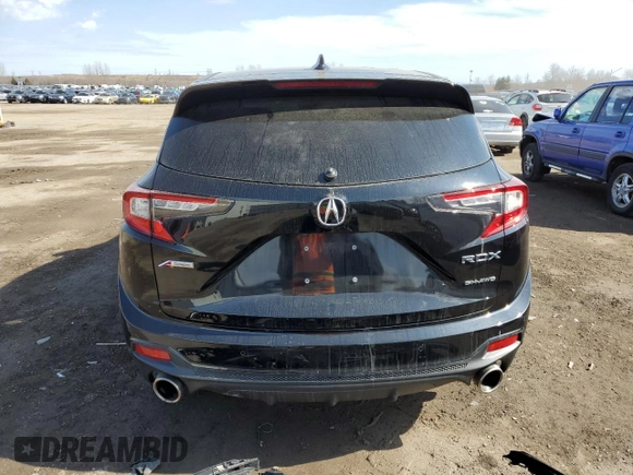 2021 Acura RDX w/A-Spec Package with VIN 5J8TC2H65ML802901, listed as a Copart auction lot 45561164 with 94,576 mi miles. Bid and sale history available at carsss.com. Image 6.