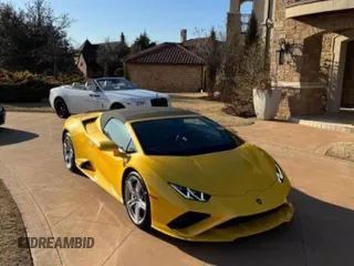 2021 Lamborghini Huracan z VIN ZHWUT5ZF0MLA16128, wystawiony jako Copart lot #50556875 z przebiegiem 4 968 mil mil oraz Czysty tytuł • Clean title. Historia ofert i sprzedaży dostępna na DreamBid. Obrazek 1.