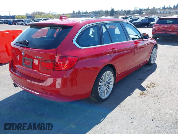 2014 BMW 3 Series 328i xDrive with VIN WBA3G7C58EKN36972, listed as a IAAI auction lot 41854952 with 112,201 mi miles and . Bid and sale history available at carsss.com. Image 4.