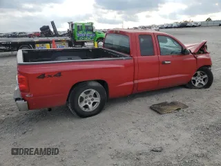 2006 Dodge Dakota SLT with VIN 1D7HW42N56S565283, listed as a Copart auction lot 77792994 with 272,398 mi miles and Salvage Title. Bid and sale history available at carsss.com. Image 3.
