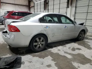 2007 Kia Optima EX with VIN KNAGE124275127221, listed as a Copart auction lot 46538705 with 229,606 mi miles and Salvage Title. Bid and sale history available at carsss.com. Image 3.