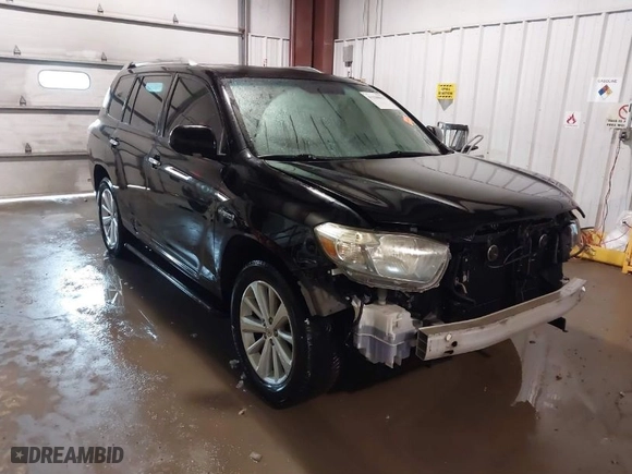 2009 Toyota Highlander Hybrid Limited with VIN JTEEW44A192035643, listed as a IAAI auction lot 41330015 with 200,839 mi miles. Bid and sale history available at carsss.com. Image 1.