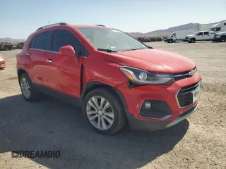 2018 Chevrolet Trax Premier with VIN 3GNCJRSB1JL228761, listed as a Copart auction lot 59775554 with 97,936 mi miles and Salvage Title. Bid and sale history available at carsss.com. Image 4.