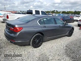 2017 BMW 7 Series 740e xDrive iPerformance with VIN WBA7J2C38HG497702, listed as a Copart auction lot 78249674 with 32,068 mi miles and Clean Title. Bid and sale history available at carsss.com. Image 3.