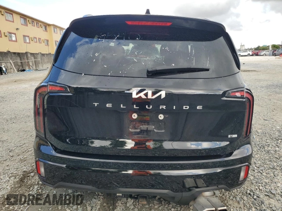 2024 Kia Telluride SX X-Line with VIN 5XYP5DGC1RG474540, listed as a Copart auction lot 55872755 with 19,052 mi miles and Salvage title. Bid and sale history available at DreamBid. Image 6.