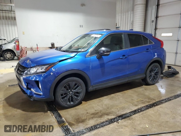 2020 Mitsubishi Eclipse Cross LE with VIN JA4AS4AA7LZ000309, listed as a Copart auction lot 53472545 with 34,343 mi miles and Salvage title. Bid and sale history available at DreamBid. Image 1.