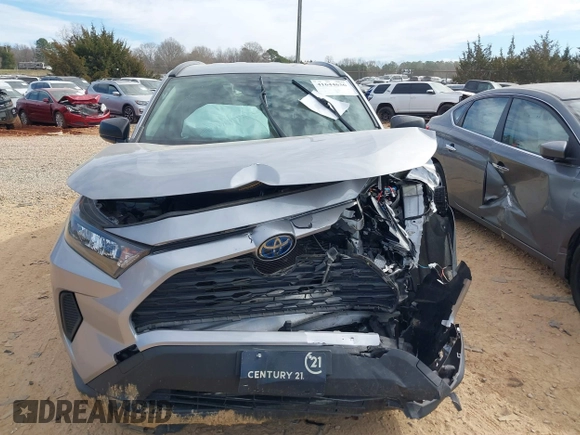 2021 Toyota RAV4 Hybrid LE z VIN JTMLWRFV8MD129136, wystawiony jako IAAI lot #41644636 z przebiegiem 82 253 mil mil oraz . Historia ofert i sprzedaży dostępna na DreamBid. Obrazek 12.