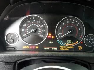 2015 BMW 3 Series 328i xDrive with VIN WBA3B5G57FNS14630, listed as a Copart auction lot 52929145 with 135,998 mi miles and Salvage Title. Bid and sale history available at carsss.com. Image 9.
