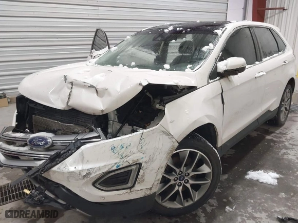 2016 Ford Edge Titanium with VIN 2FMPK4K80GBC30838, listed as a IAAI auction lot 41251708 with 97,757 mi miles. Bid and sale history available at carsss.com. Image 2.