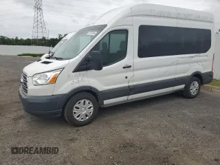 2016 Ford Transit Passenger XL z VIN 1FBAX2XM6GKA07963, wystawiony jako Copart lot #55537895 z przebiegiem 77 672 mil mil oraz Czysty tytuł • Clean title. Historia ofert i sprzedaży dostępna na DreamBid. Obrazek 1.